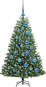 vidaXL Τεχνητό Χριστουγεννιάτικο Δέντρο με Άξονα Πράσινο 120 cm