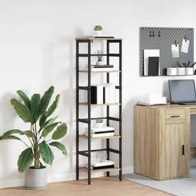 vidaXL Ράφι Βιβλίων Δρύς Sonoma 40 x 29,5 x 149 εκ Επεξεργασμένο ξύλο