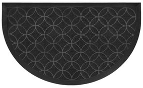 Πατάκι Εισόδου (45x75) L-C Emilio Noir Half Moon 1740646