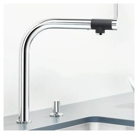 Blanco Vonda Chrome Μπαταρία Κουζίνας με Περιστρεφόμενο Ρουξούνι