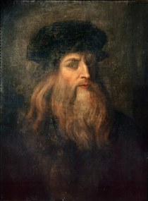 Vinci, Leonardo da - Αναπαραγωγή Presumed Self-portrait of Leonardo da Vinci, (30 x 40 cm)