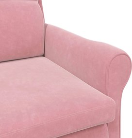 vidaXL Πολυθρόνα Ροζ 76 x 94 x 102 εκ. Βελούδο