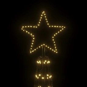 vidaXL Χριστουγεννιάτικο Δέντρο Κώνος 3000 LED Θερμό Λευκό 230x800 εκ.