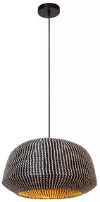 Φωτιστικό Κρεμαστό Lucide 10450-47-30 MADUKA Μαύρο Ματ (Black Mat)