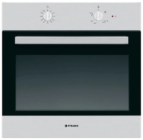 Pyramis 60ΑΠ 1020Ν Φούρνος άνω Πάγκου 56lt χωρίς Εστίες Π59.5εκ. Inox