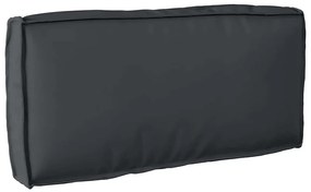 vidaXL Μαξιλάρι παλέτας για πλάτη Μαύρο 80 x 40 x 12 cm Ύφασμα Oxford