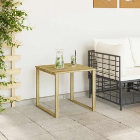 vidaXL Τραπέζι Ξαπλώστρας, διαστάσεις 50.5x50.5x46 εκ, κατασκευασμένο από εμποτισμένο πεύκο.