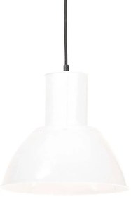 Φωτιστικό Κρεμαστό Στρογγυλό 25 W Λευκό 28,5 εκ. Ε27 - Λευκό