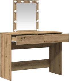 vidaXL Τραπέζι περιποίησης Artisan Oak 100 x 40 x 130 εκ