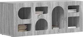 vidaXL Ντουλάπι TV ELST 100 x 35 x 40 εκ Γκρίζο Σονομα