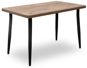 Τραπέζι Levico Megapap Mdf - μεταλλικό χρώμα ακακίας 120x70x75εκ.-GP038-0012,1