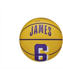 Mπάλα Μπάσκετ Wilson Nba Player Icon Mini Lebron Μωβ (Μέγεθος 3)