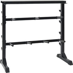 vidaXL Ράφι Αλτήρων Μαύρο 99 x 45 x 95,5 εκ.