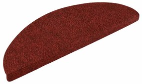 vidaXL Πατάκια Σκαλιών Αυτοκόλλητα 10 τεμ. Μπορντό Κόκκινο Ημίκυκλα 56x17x3 εκ.