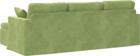 vidaXL Καναπές Ανοιχτό Πράσινο