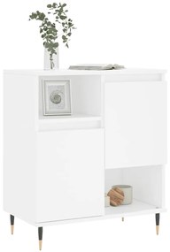 vidaXL Συρταριέρα Λευκή 60 x 35 x 70 εκ. από Επεξεργασμένο Ξύλο