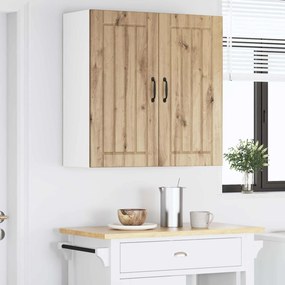 vidaXL Ντουλάπα Τοίχου LUCCA Artisan Δρυς 80 x 31 x 80 εκ.