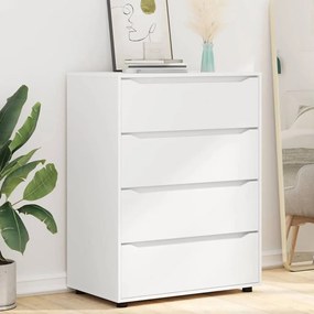 vidaXL Ντουλάπες Αποθήκευσης 80 x 48 x 105 εκ Επεξεργασμένο Ξύλο Λευκό