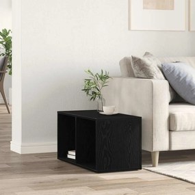 Κουτί αποθήκευσης vidaXL LP Μαύρη βελανιδιά 71x34x36 cm
