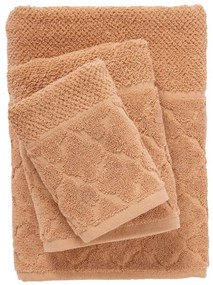 Πετσέτες Best 0793 (Σετ 3τμχ) Salmon Das Home Σετ Πετσέτες 70x140cm Βαμβάκι-Πολυέστερ