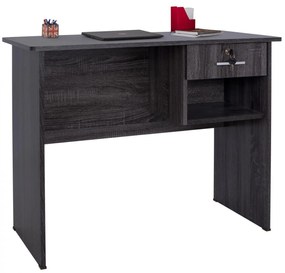 Office melamine with drawer  in grey color 90x45x74.5