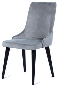 Καρέκλα EGE  ξύλο μαύρο χρώμα /ύφασμα ATLAS LİMA 6011