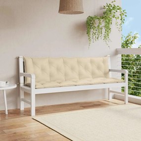 vidaXL Μαξιλάρι Πάγκου Κήπου Γκρι 180x(50+50)x7 εκ. Ύφασμα Oxford