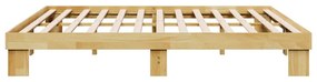 vidaXL Πλαίσιο κρεβατιού χωρίς στρώμα 180x200 cm μασίφ ξύλο δρυς