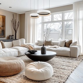 Κρεμαστό Φωτιστικό Πολύφωτο Orbita 72W 4000K Λευκό