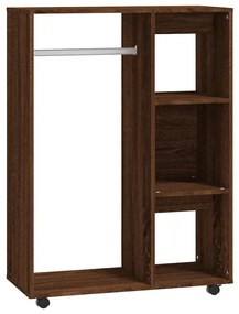 vidaXL Ντουλάπα Καφέ Δρυς 80 x 40 x 110 εκ. από Επεξεργασμένο Ξύλο