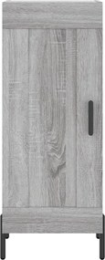 vidaXL Ντουλάπι Γκρι Sonoma 34,5x34x90 εκ. από Επεξεργασμένο Ξύλο
