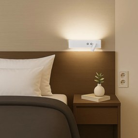 Φωτιστικό Τοίχου Resort Right 10W 4000K + 3W Λευκό