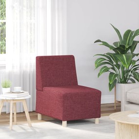 vidaXL Καναπέ Σαλονιού Ανοιχτό Γκρι 55 εκ Υφασμάτινος 3 pcs Μπορντό