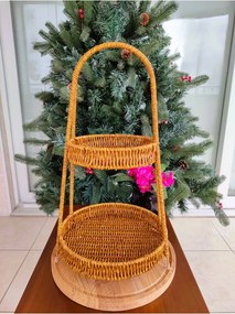 Stewehome Οργανωτής από πλαστικό Καφέ 46x24 cm