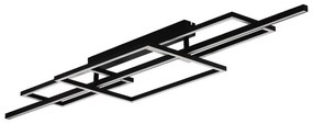 Φωτιστικό Οροφής - Πλαφονιέρα Puebla 390282 Led 150x36x12cm Black Eglo