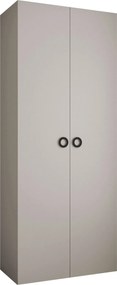 Ντουλάπα Como I-Cashmere - Μαύρο-Μήκος: 100εκ