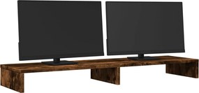 vidaXL Βάση Οθόνης Καπνιστή Δρυς 100x27x10 εκ. από Επεξ. Ξύλο