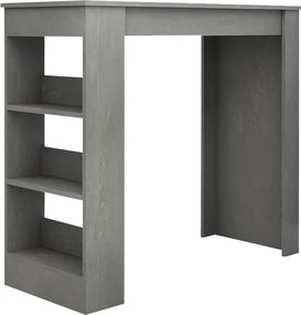Τραπέζι μπαρ Deep Megapap χρώμα γκρι σκυροδέματος 120x50x100εκ.