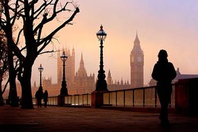 Φωτογραφία Big Ben and Houses Of Parliament on foggy morning, Scott E Barbour