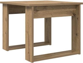 vidaXL Σετ Τραπεζιού Για Καφέ 2 pcs Artisan Oak Επεξεργασμένο ξύλο