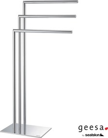 Geesa Sealskin 800202 Chrome - Επιδαπεδια πετσετοκρεμαστρα μπάνιου