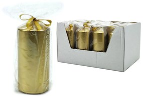 Κερί Κύλινδρος Χρυσό Φ7x15cm