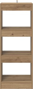 vidaXL Βιβλιοθήκη 3 επιπέδων 37 x 30 x 103 εκ Επεξεργασμένο ξύλο