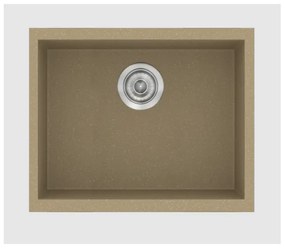 Sanitec Classic 341 metallic cream Ένθετος Νεροχύτης 50cm