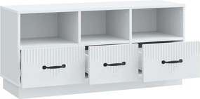 vidaXL Ντουλάπι TV Λευκό 102 x 34,5 x 47 εκ Επεξεργασμένο Ξύλο