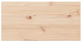 Επιφάνειες Τραπεζιού Ορθογώνιες 2 τεμ. 60x30x1,7 εκ Μασίφ Πεύκο - Καφέ