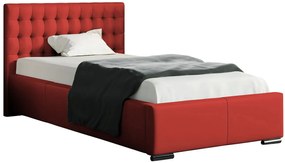 Επενδυμένο κρεβάτι Porto mini-Kokkino