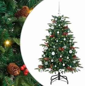 vidaXL Τεχνητό Χριστουγεννιάτικο Δέντρο με 150 LED Πράσινο 150 cm