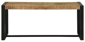 vidaXL Παγκάκι Καφέ 100 x 35 x 45 εκ. Μασίφ ξύλο μάνγκο