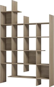 Βιβλιοθήκη Manco pakoworld sonoma 122x25.5x188εκ